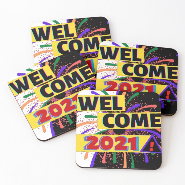 Item preview, Welcome 2021,Happy New Year,Good luck,Good Vibes designed and sold by Sensihoriverse.
