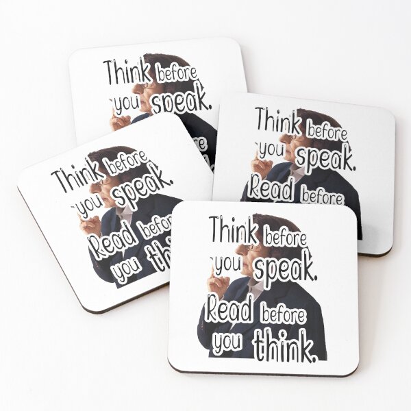 Item preview, Fran Lebowitz Think Before You Speak. Read Before You Think. Quote, Stickers designed and sold by MoradovT-shirt.