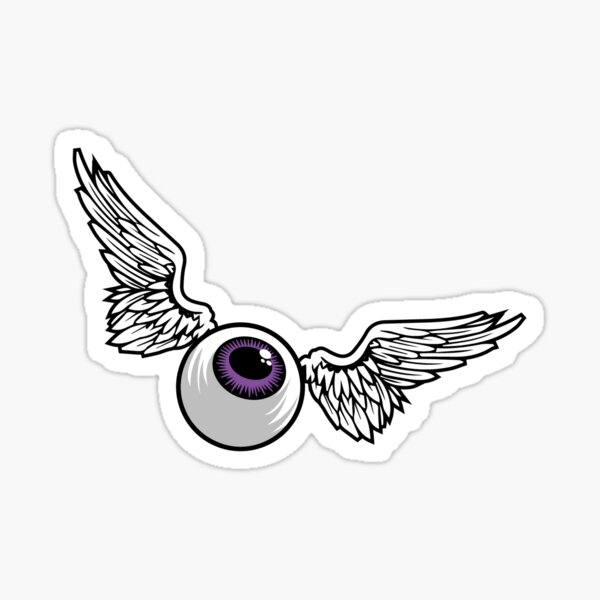 Flying eye Sticker