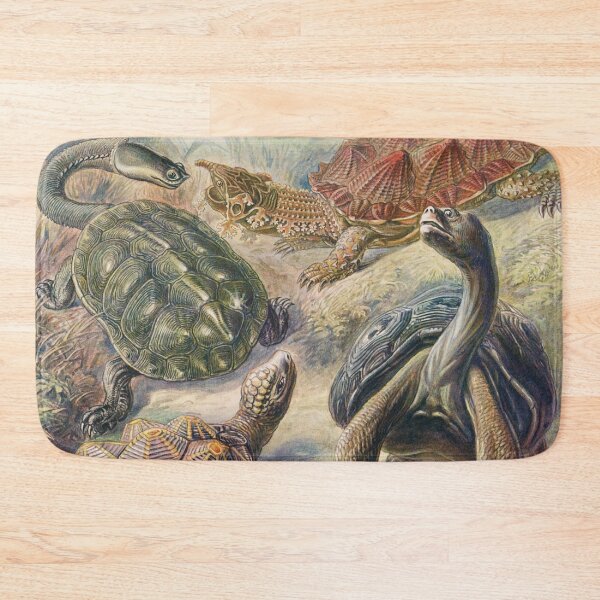 Item preview, Vintage Turtle and Tortoise Poster designed and sold by redoARTstore.