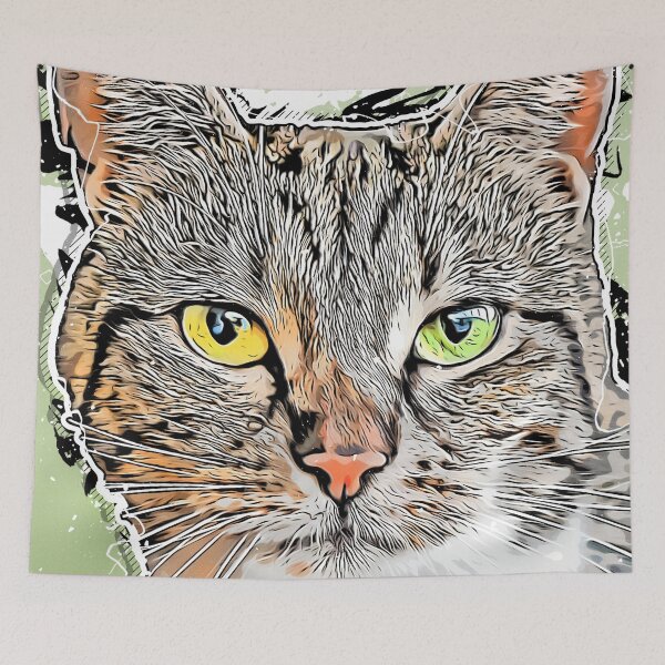 Item preview, Cat animals art #cat designed and sold by JBJart.
