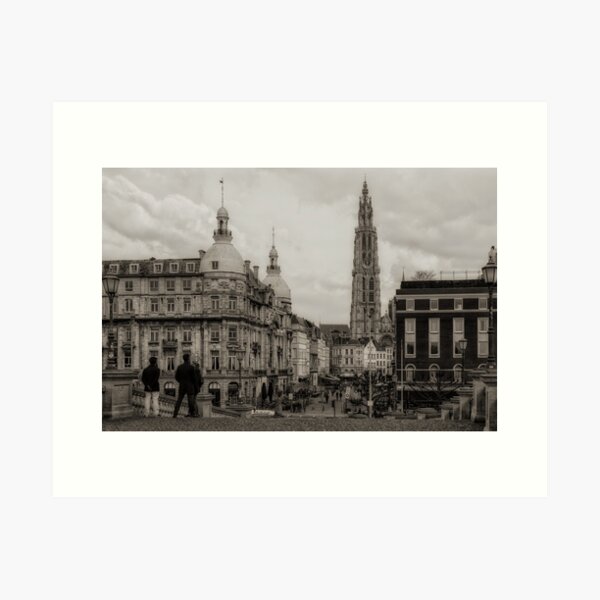 Watching the Cathedral Art Print