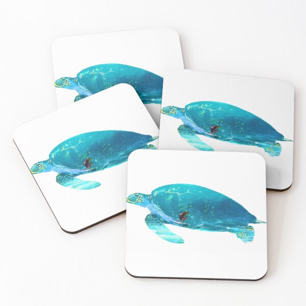Item preview, cool summer vibes surfing turtle designed and sold by meh4u2.