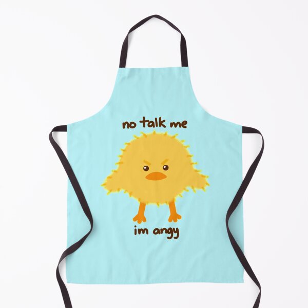 Item preview, no talk me im angy (blue) designed and sold by Moni-Makes-Art.