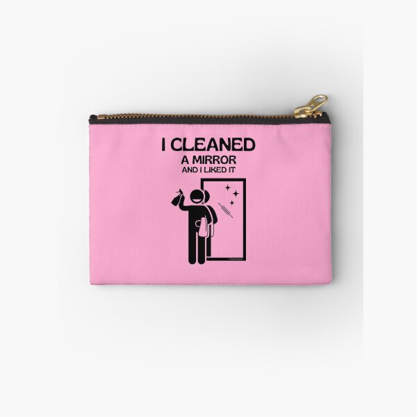 Item preview, I Cleaned A Mirror And I Liked It Spray Bottle Housekeeping Humor designed and sold by SavvyCleaner.