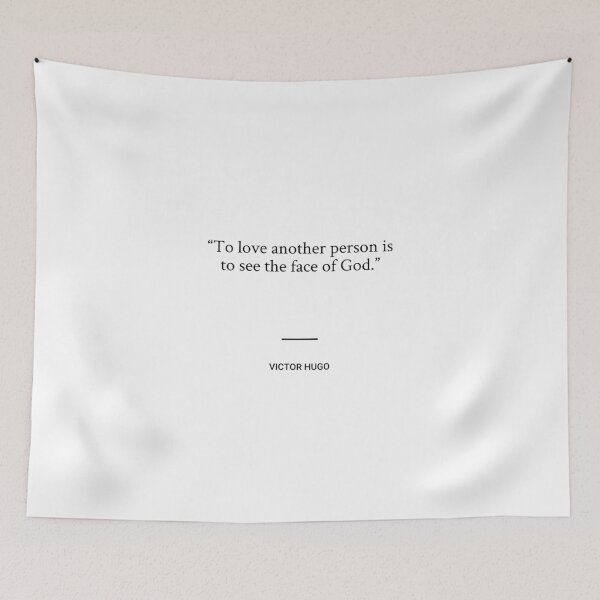 Item preview, Victor Hugo - To love another person is to see the face of God. designed and sold by SocraticQuotes.