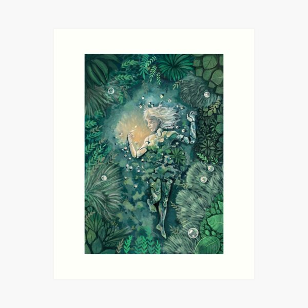 She was a robot Art Print