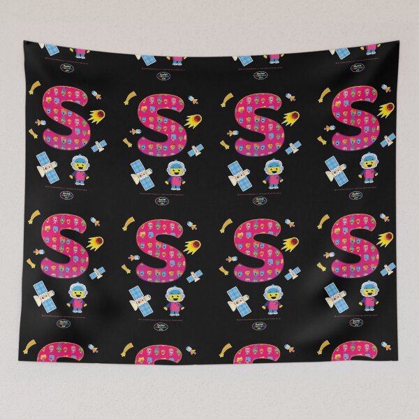 Item preview, Charlie's Colorforms City Initial S in Pink designed and sold by PacificStreams.