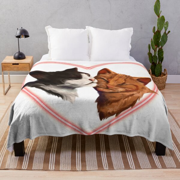 Item preview, Valentine Cats - Single Heart designed and sold by TorninChiarArts Creations.