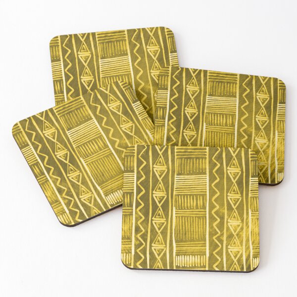 Item preview, Yellow Tribal Doodle designed and sold by artycraftylady.