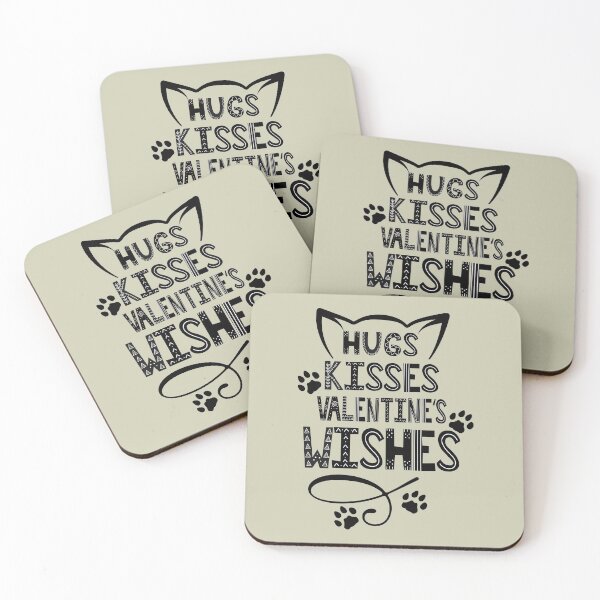 Item preview, Hugs Kisses Valentine Wishes designed and sold by Mrunner.