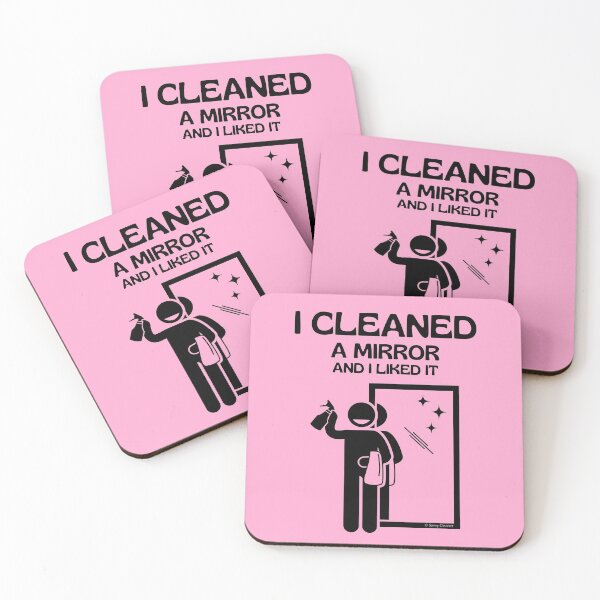 Item preview, I Cleaned A Mirror And I Liked It Spray Bottle Housekeeping Humor designed and sold by SavvyCleaner.