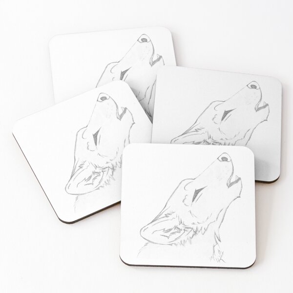 Item preview, Howling Wolf Sketch designed and sold by LReevesArt.