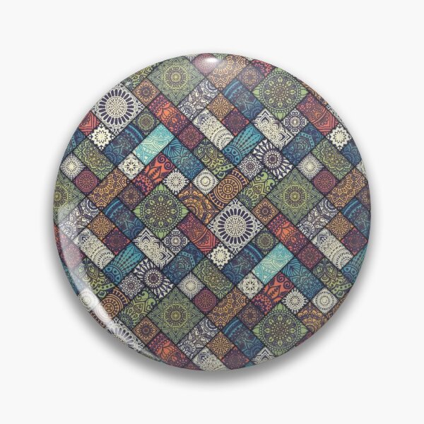 Item preview, Earth Colored Mandala Bricks Pattern designed and sold by RKA-Products.