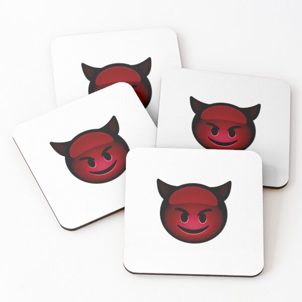 Item preview, Red devil emoji sticker designed and sold by MellowAesthetic.