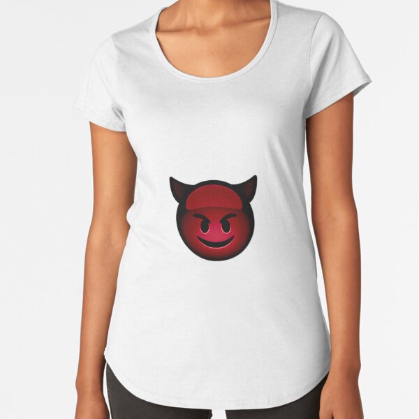 Red devil emoji sticker