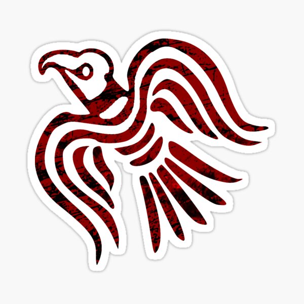 Item preview, Viking Raven Vintage Distressed Red Ragnars War Banner designed and sold by Gralok.