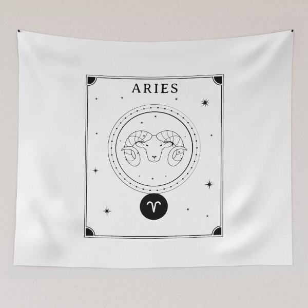 Item preview, Aries Tarot Card The Ram Zodiac Sign designed and sold by LadyZodiac.
