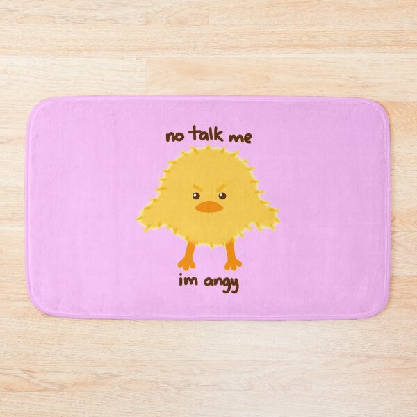 Item preview, no talk me im angy (pink) designed and sold by Moni-Makes-Art.