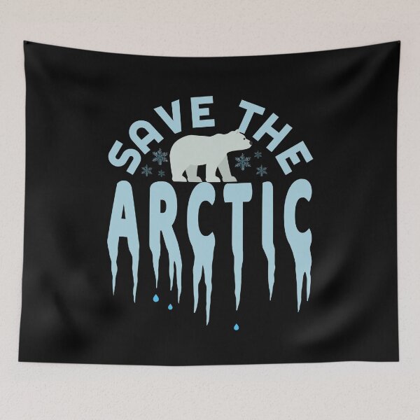 Item preview, Save The Artic, Arctic Awareness designed and sold by Brat-Cat-Shirts.