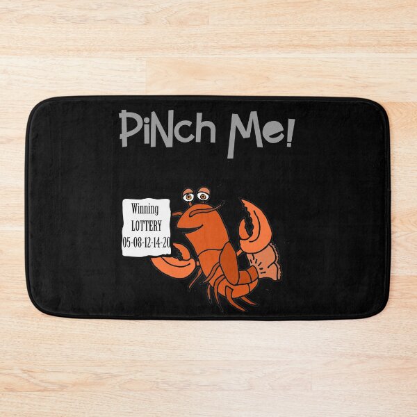 Item preview, Funny Lobster Pinch me Winning Lottery Cartoon designed and sold by Nature's Fancy.