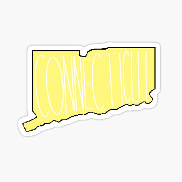 Connecticut in Yellow Sticker