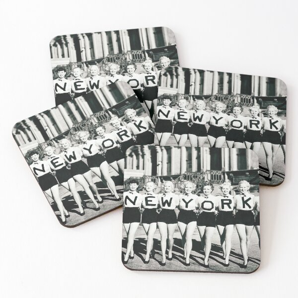 Item preview, New York, Glamorous Women, Black and White, Vintage Wall Art designed and sold by modernretro.