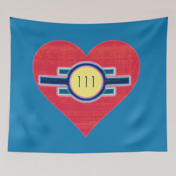Item preview, Vault 111 Gamer Gaming Game Lover Fallout Shelter 4 76 Love Heart  designed and sold by hempress.