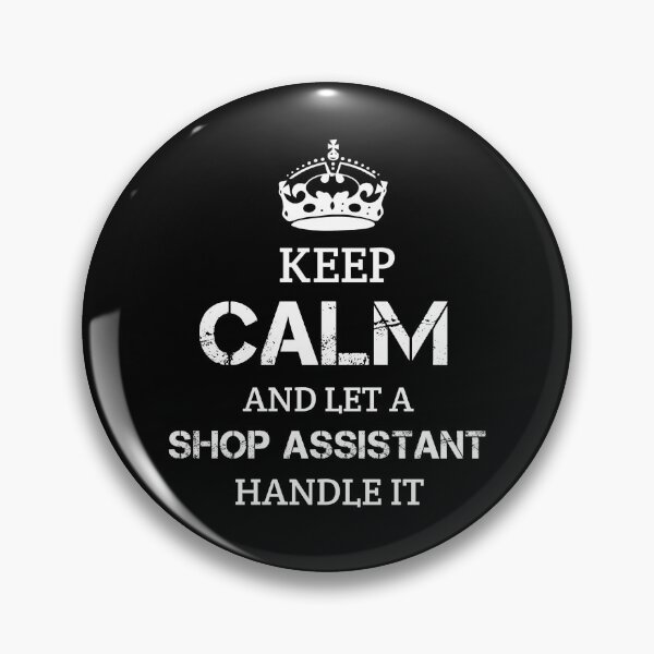 Item preview, Funny shop assistant gift idea for dad mom,shop Manager quote saying gift for girlfriend designed and sold by Essakhi12.