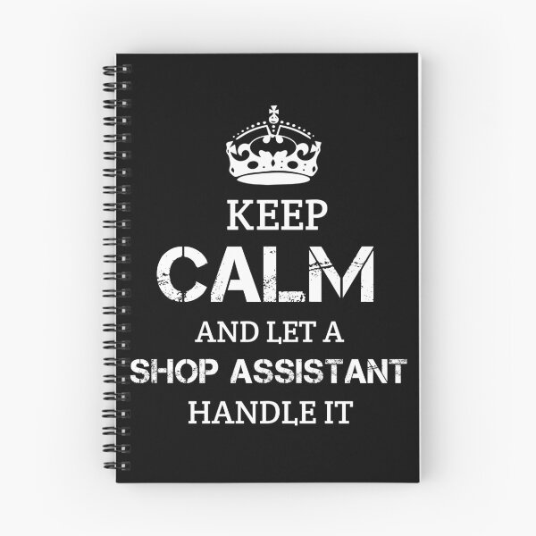 Item preview, Funny shop assistant gift idea for dad mom,shop Manager quote saying gift for girlfriend designed and sold by Essakhi12.