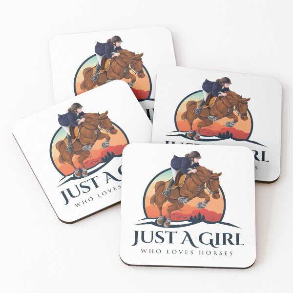 Item preview,  JUST A GIRL WHO LOVES HORSES T-SHIRT designed and sold by bestdesigns2020.