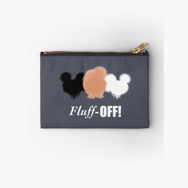 Item preview, Fluff Off! Funny Silkies with Attitude, Black White and Buff Silkie Chickens designed and sold by Cute Designs Shop.