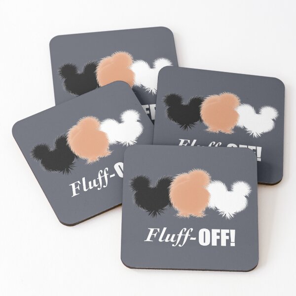 Item preview, Fluff Off! Funny Silkies with Attitude, Black White and Buff Silkie Chickens designed and sold by Cute Designs Shop.