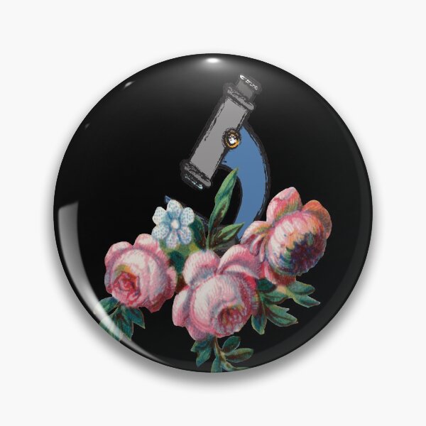 Item preview, VINTAGE FLORAL FLOURISH MICROSCOPE SCIENCE LABORATORY designed and sold by Hippiesole.