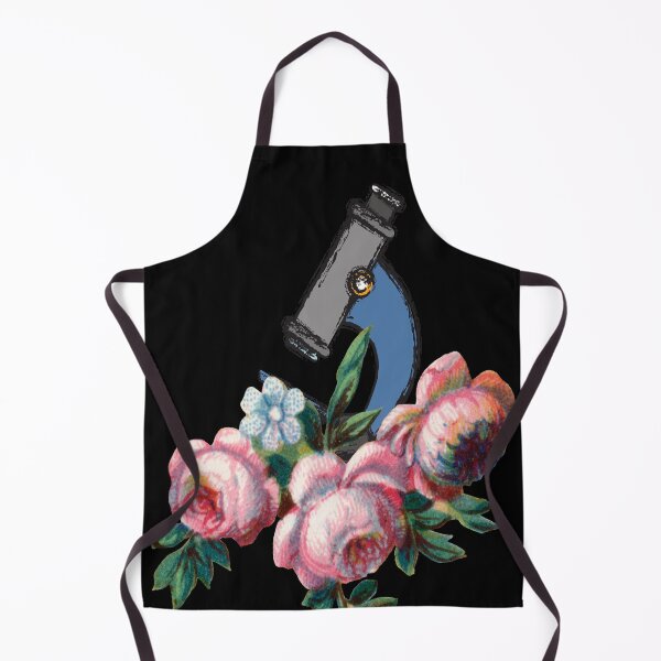 Item preview, VINTAGE FLORAL FLOURISH MICROSCOPE SCIENCE LABORATORY designed and sold by Hippiesole.