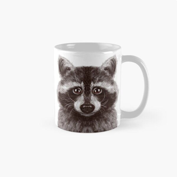 Item preview, cute funny hand drawn raccoon designed and sold by luboffke.