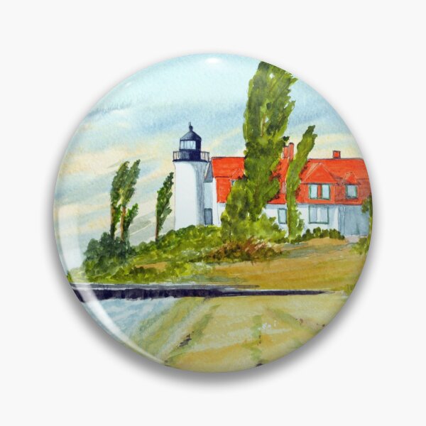Item preview, Point Betsie Light Michigan - Stormy Weather designed and sold by William Holkham.