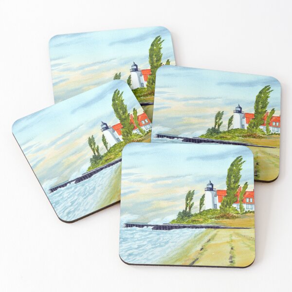 Item preview, Point Betsie Light Michigan - Stormy Weather designed and sold by William Holkham.