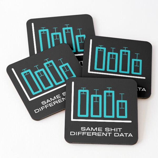 Item preview, Same Shit Different Data - Data Science, Research, Statistics, Big Data, Machine Learning designed and sold by jadedscientist.