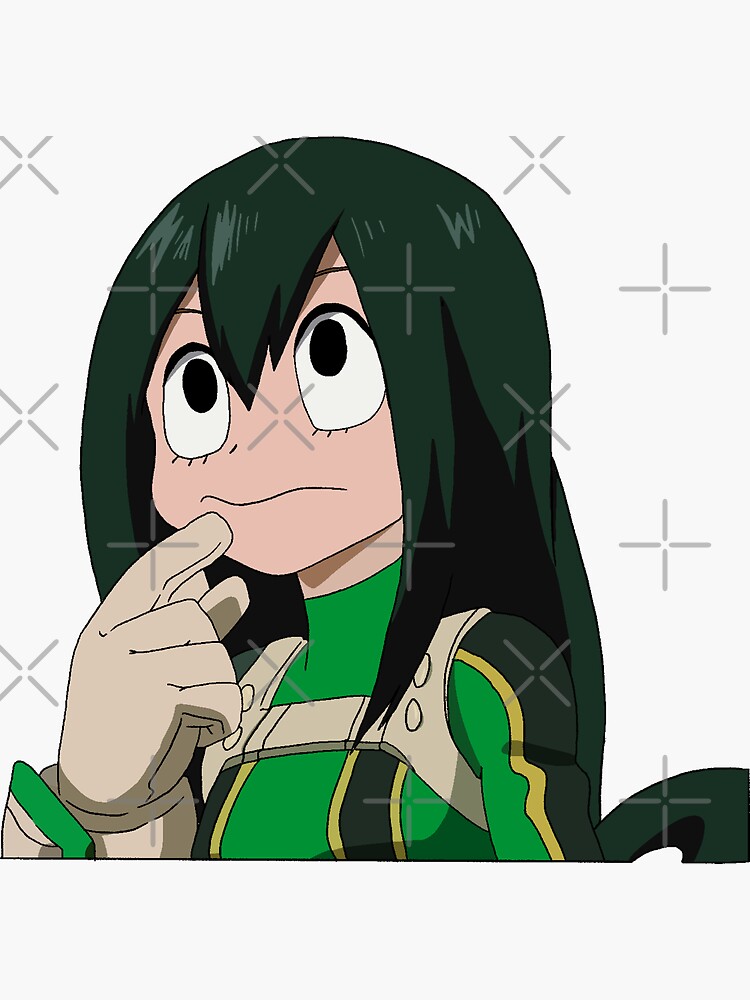 Tsuyu Asui Sticker For Sale By Laneysart Redbubble