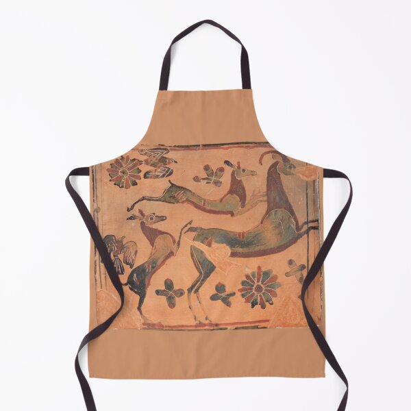 Item preview, Ancient Greek Deer Painted Clay Tablet Artwork designed and sold by ClassicalGreece.