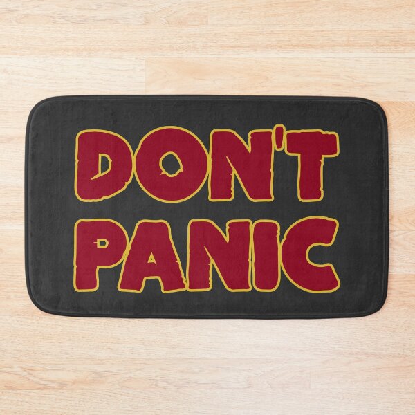 Item preview, Dont Panic - Bold And Burgundy designed and sold by Chubuter.