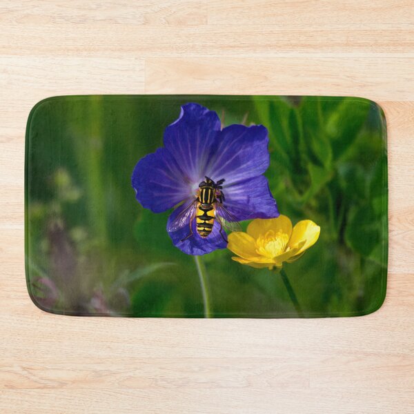 Item preview, Cranesbill, buttercup and hoverfly designed and sold by Violaman.