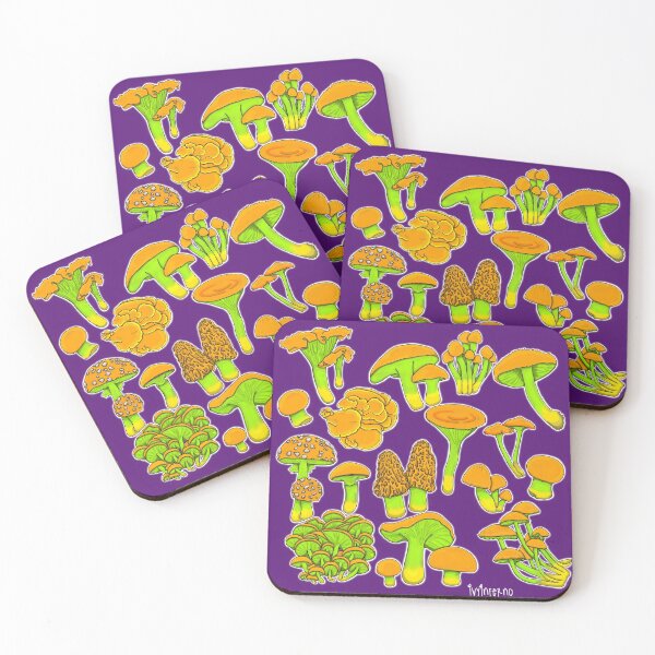 Item preview, Trippy Orange Shrooms designed and sold by IvyInferno.