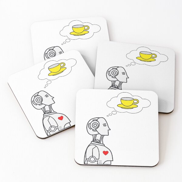 Item preview, Robot Loves A Cuppa designed and sold by heavymetalteacup.