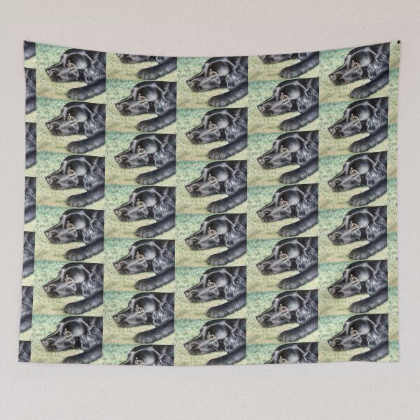 Item preview, Flat Coated Retriever designed and sold by Arts & Dogs.