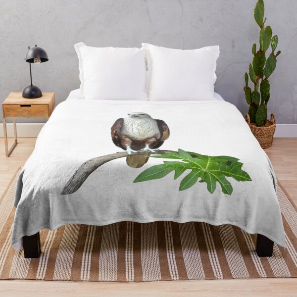 Item preview, photo an eagle sits on a tree branch with leaves designed and sold by nataliavavilina.