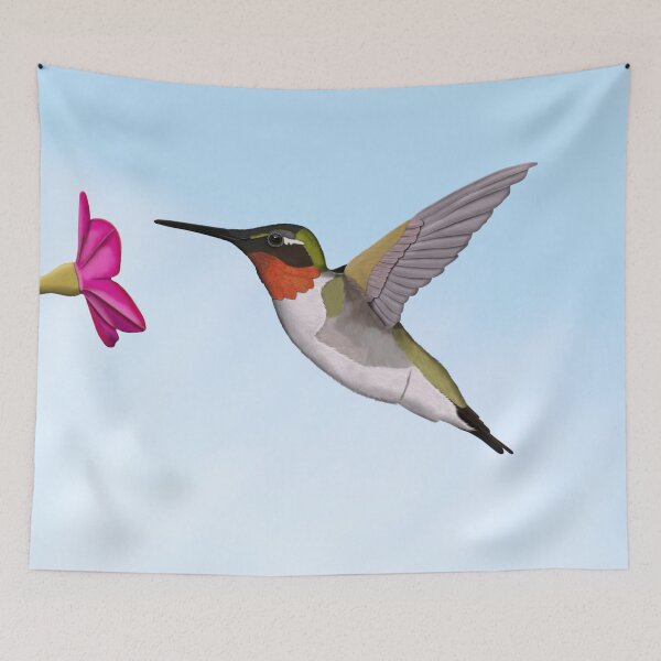 Item preview, Hummingbird bird drawing biologist birdlover animallover ornithologist birdwatcher gift designed and sold by jz-birds.