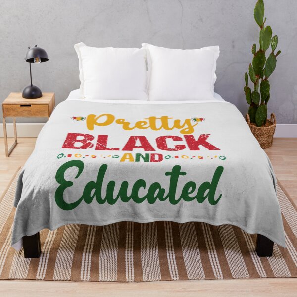 Item preview, Pretty Black and Educated Black History Month african american pride heritage designed and sold by Dream-bubble.