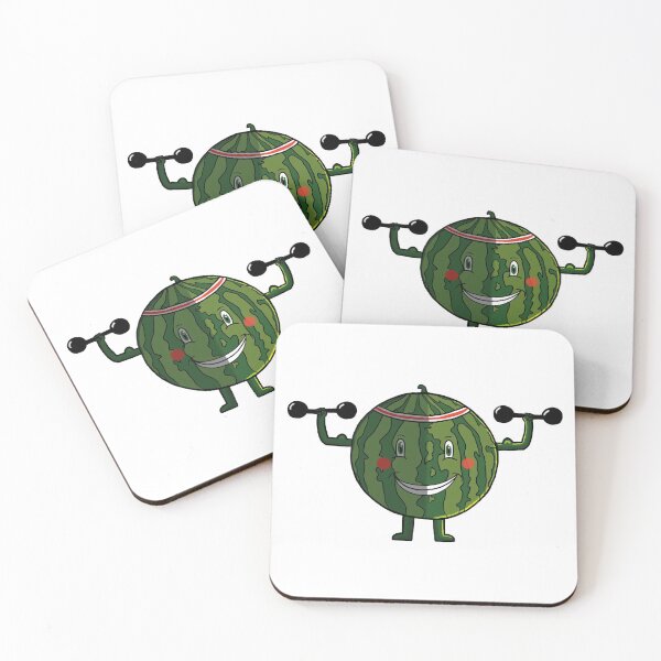 Item preview, Cute melon lifts weights designed and sold by ArtTony.